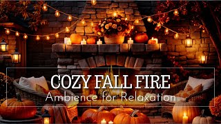 🔥🍂 Autumn Meditation: Fireplace ASMR for Deep Relaxation