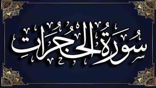 سورة الحجرات كاملة #القارئ_احمد_جلال_المصرى تلاوة خاشعة ومؤثرة ♥️🎧#راحة_نفسية