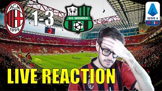 GIOCHIAMO DA UBRIACHI! MILAN - SASSUOLO 1-3 // LIVE REACTION