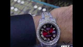 BIG FACE ROLEX ALL RED , courtesy of VLADDYS DIAMONDS