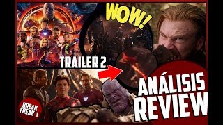 AVENGERS INFINITY WAR! QUÉ ESCONDE EL SEGUNDO TRAILER?? GEMA DEL TIEMPO, THOR, MUERTES Y MÁS!!!