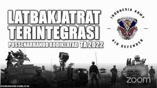 Live Streaming MENEMBAK MALAM LATBAKJATRAT TERINTEGRASI PUSSENARHANUD KODIKLATAD TA 2022