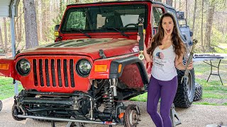 This Isn't Your Typical Jeep Wrangler Axle Swap!!