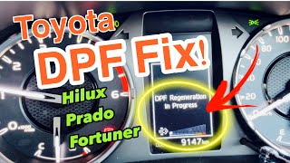 How Toyota FIX DPF problem 2016-present 2.8 diesel engine