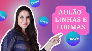 ✅Como usar as linhas e formas do canva pelo celular | Tutorial para iniciantes | Canva passo a passo