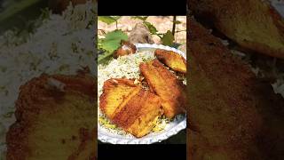 The tastiest food you've ever eaten:baghali pluo and fish#asmr #fishing #food #recipe #nature #