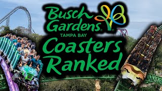 Busch Gardens Tampa Coasters Ranked - Top 10 Coasters at Busch Gardens Tampa in Tampa Bay, FL