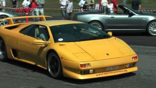 Lamborghini Diablo sportscar event 2011 - Sjællandsringen.