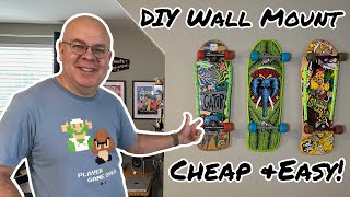 The BEST Way to Hang Skateboards: Cheap, Easy & Secure DIY Wall Mount for Just $5!