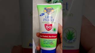 Such A lightweight Sunscreen I have Ever Used #bananaboat #sunscreen #vitaminc #trending #shorts