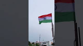 Happiness is seeing our tricolour Indian national flag flying high. Vande Mataram.Independence day