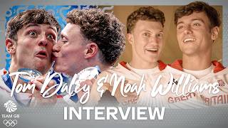 "I Was So Happy!" 😍🥈🥈 | Tom Daley & Noah Williams React To Winning Silver At Paris 2024 | Team GB