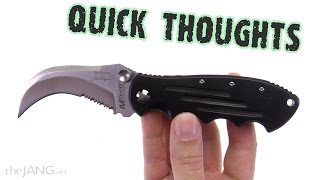 MTech / Tac Force 3.5" hawkbill folding knife JN-902