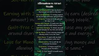 Affirmations to Attract Money and Wealth       #affirmations #manifestation #manifestingmoney