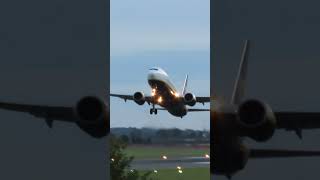 RYANAIR with a SMOOTH climb out from NEWCASTLE airport #aviation #airport #ryanair #v1 #rotate #ncl