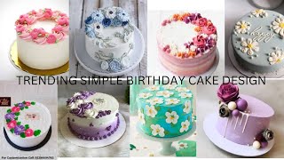 🎂 Simple Birthday Cake design ll Cake Design for birthday ll Beginner Cake Design ll Birthday Cake