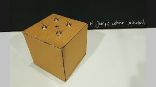 How to make A Electronic puzzle box | it jumps when unlocked