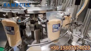 Samfull fully automatic mayonnaise egg sauce doypack packaging machine