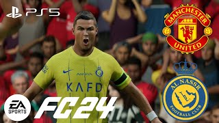 ［FC24］Jugando Amistoso Manchester United vs Al Nassr Gameplay sin comentarios