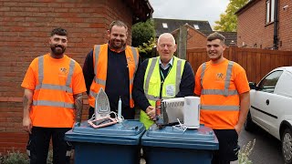 Small electrical items can be recycled on top of blue bins from October 28