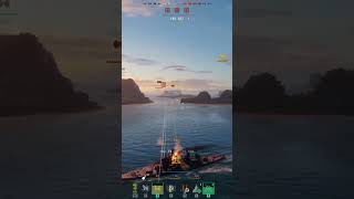 Blasting Boats with the Monarch! So Much Fun! | World of Warships #wows #shorts