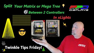 Twinkle ✨ Tips Friday: Split Your Large Prop 🔌  Between Two Controllers!