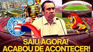 💥BOMBA!!!!  SAIU AGORA! TORCIDA SE REVOLTOU COM ESSA!   NOTÍCIAS DA HORA DO SPORT CLUBE DO RECIFE!