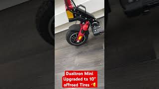 Dt Mini 10" tire Upgrade #scooter #escooter #dualtron #dualtronx #dubai #electric #motorscooters