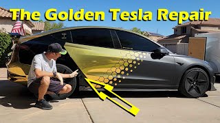 Mobile Quarter Panel Repair Phoenix Arizona The Golden Tesla