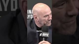 Dana White Avoids a Palestine Related Question