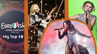 Eurovision 2022| My Top 40| After The Show