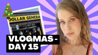 SHOPPING AT OL’ DOLLAR GENERAL | vlogmas • day 15 | melissajackson07