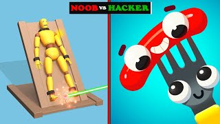 NOOB vs HACKER RAGDOLL BREAK vs Fork N Sausage Android Gameplay Tips and Tricks