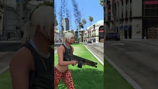 LOS SANTOS CRAZY GIRL MOMENT! GTA 5 #shorts