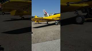 Fairchild M-62A-3  being pushed back to its display spot.