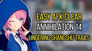 Easy AFK Clear! Annihilation 14, Lingering Shangshu Trails | Arknights