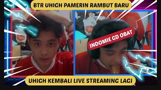 BTR UHIGH PAMERIN RAMBUT BARUNYA SAAT LIVE LAGI ‼️