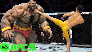 💥 UFC5 Bruce Lee vs. Zangief UFC 5 - Super Fight 💥