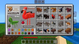 NUEVOS ANIMALES Y BIOMAS EN MINECRAFT PE 1.21 / FAUNA MOD/ADDON MINECRAFT BEDROCK