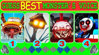 Guess Monster Voice Car Eater, Spider House Head, Choo Choo Charles, Spider Thomas Coffin Dance