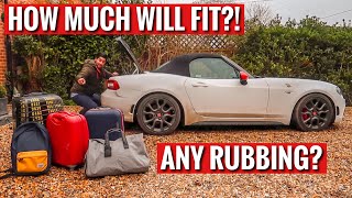 The Ultimate Practicality Test | Abarth 124 Spider *Will It Fit?!*