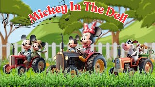 Mickey In The Dell | Farmer In The Dell - Nursery Rhymes & Kids Songs