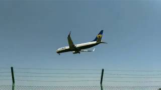 Bratislava airport (BTS) | Ryanair, landing Boeing 737-800 FR5000