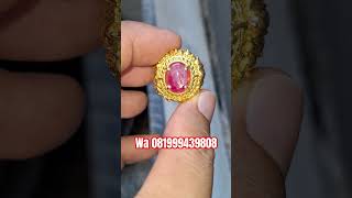 Ruby burma belang | Mirah windusara ring perak | gemstone | batu permata | jewelry | koleksi