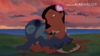 Timon cries while Stitch dies