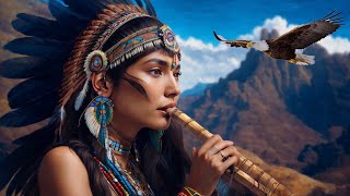 Soothing Native American Flute Music, Ethereal Flute Melodies for Stress Relief and Deep Sleep