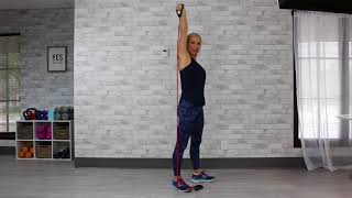 How to do a Resistance Band Tricep Extension for Arm Strength