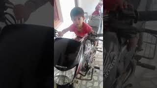 🥰🥰🥰#hi #friends #my #little #anjel #vashnavi #funny #bike #driving #please #like #and #subscribe #pl