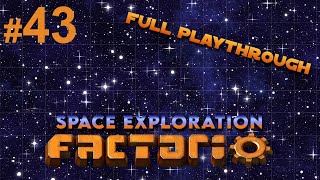 Part 43, where we design Space Rail blueprints !! [Factorio Space Exploration Playthrough]