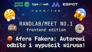 Afera Fakera! Czy autor totalnie oszalał? 😱 Faker.js shakowany · RANDLAB/MEET